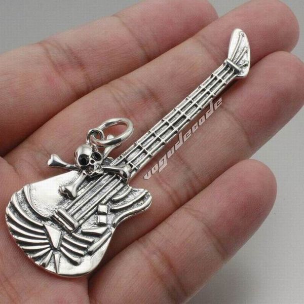 guitar metal rock skull solid 925 sterling silver mens rocker pendant 8b022 just pendant
guitar metal rock skull solid 925 sterling silver mens rocker pendant 8b022 just pendant