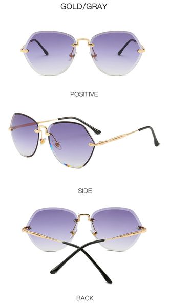 2020 Women Fashion Sunglasses Shield Gradient Shade PC Lens Female Sunglasses UV400 Protection Metal Frame Lady
2020 Women Fashion Sunglasses Shield Gradient Shade PC Lens Female Sunglasses UV400 Protection Metal Frame Lady