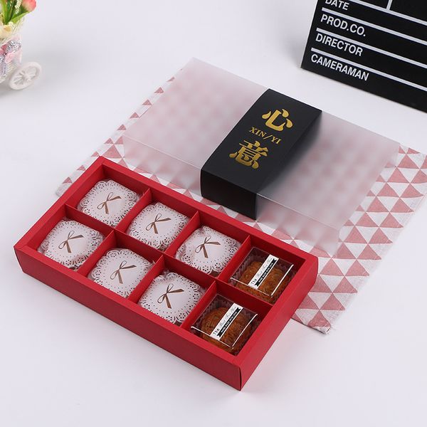 red large moon cake boxes with pvc cover party gift package box egg-yolk puff cookie biscuit cake boxes for bake
red large moon cake boxes with pvc cover party gift package box egg-yolk puff cookie biscuit cake boxes for bake