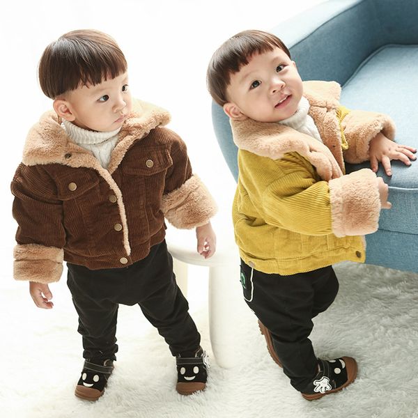 baby boy clothes baby girl clothes plus velvet thick warm jacket jacket corduroy lapel coat clothing wool warm coat, Blue;gray
baby boy clothes baby girl clothes plus velvet thick warm jacket jacket corduroy lapel coat clothing wool warm coat, Blue;gray