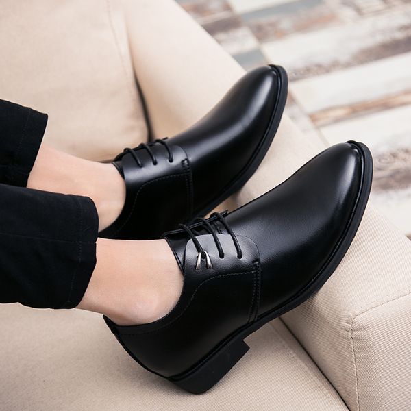 formal shoes men pointed toe men dress business shoes lace up office leather oxford formal wedding party for a4, Black
formal shoes men pointed toe men dress business shoes lace up office leather oxford formal wedding party for a4, Black
