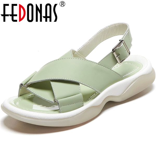 fedonas platform genuine leather buttoned sandals woman heels 2020 summer fashion sandals for women wedding sport shoes woman, Black
fedonas platform genuine leather buttoned sandals woman heels 2020 summer fashion sandals for women wedding sport shoes woman, Black