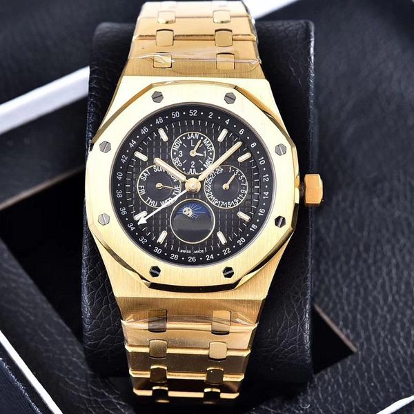 royal multifunction watch special men stainless steel band automatic mechanical men mens watch watches, Slivery;brown
royal multifunction watch special men stainless steel band automatic mechanical men mens watch watches, Slivery;brown