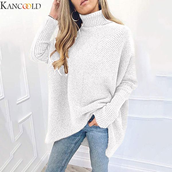 kancoold women fashion autumn winter loose casual solid long sleeve high collar lazy loose lightweight sweaters new arrival, White;black
kancoold women fashion autumn winter loose casual solid long sleeve high collar lazy loose lightweight sweaters new arrival, White;black