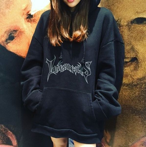 autumn and winter large size loose printed casual wear hooded plus velvet sweater lovers, Black
autumn and winter large size loose printed casual wear hooded plus velvet sweater lovers, Black