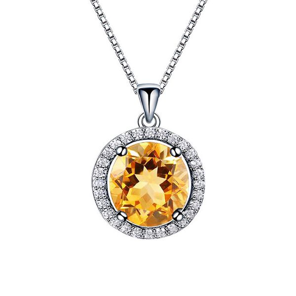 lady trendy s925 silver necklace round zircon citrine gemstone pendant women wedding jewelry dance party choker
lady trendy s925 silver necklace round zircon citrine gemstone pendant women wedding jewelry dance party choker