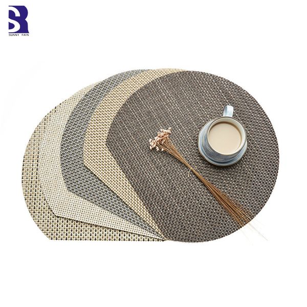 sunnyrain 6-piece luxury round table setting placemat waterproof place mats insulation mat
sunnyrain 6-piece luxury round table setting placemat waterproof place mats insulation mat