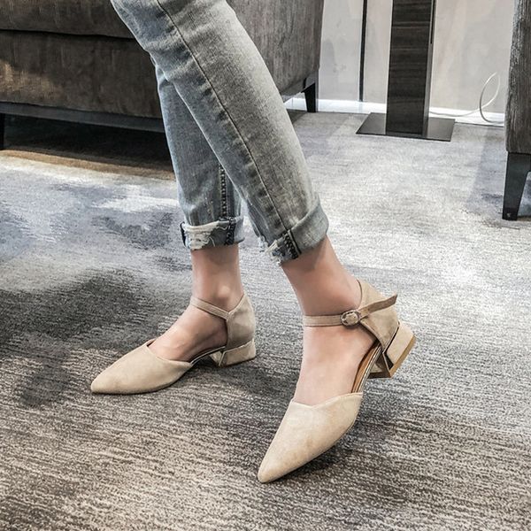 women's pointed-toe sandals hallow children 2019 spring and summer new style korean-style versatile in chunky-heel a- line buckl, Black
women's pointed-toe sandals hallow children 2019 spring and summer new style korean-style versatile in chunky-heel a- line buckl, Black