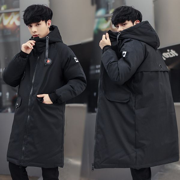 2020 new warm windproof casual outerwear padded cotton coat long parkas winter jacket men big pockets high qualitr parkas men r, Black
2020 new warm windproof casual outerwear padded cotton coat long parkas winter jacket men big pockets high qualitr parkas men r, Black