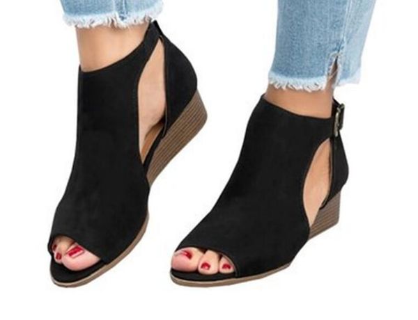 fashion women shoes summer roman style plus size 35-43 casual wedge shoe leather buckle comfort shoes, Black;white
fashion women shoes summer roman style plus size 35-43 casual wedge shoe leather buckle comfort shoes, Black;white