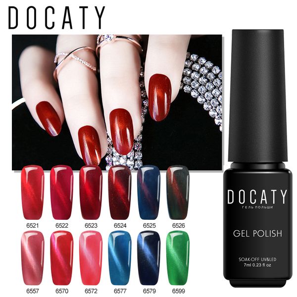 docaty uv gel varnish glitter chameleon 3d cat eyes semi permanent manicure art lacquer bling enamel soak-off gel nail polish, Red;pink
docaty uv gel varnish glitter chameleon 3d cat eyes semi permanent manicure art lacquer bling enamel soak-off gel nail polish, Red;pink