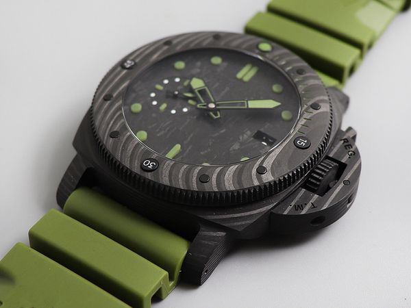 watch automatic pam961 puretime carbon 47mm watch vs with green carbotech watches sapphire strap on p.9010 dial movement rubber giopn, Slivery;brown
watch automatic pam961 puretime carbon 47mm watch vs with green carbotech watches sapphire strap on p.9010 dial movement rubber giopn, Slivery;brown