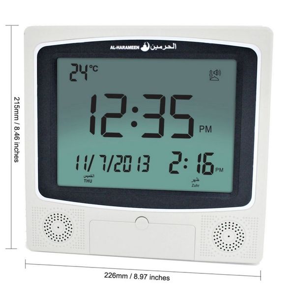 hho-new muslim j clock arabian deskalarm clock 4009 azan clock desk clcok (with english and arabic instructions) other clocks accessor
hho-new muslim j clock arabian deskalarm clock 4009 azan clock desk clcok (with english and arabic instructions) other clocks accessor