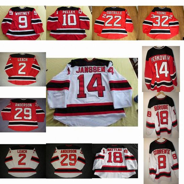 Mens Albany Devils 2 Jay Leach 8 Matt Corrente 22 Louis Robitaille 18 JS Berube 14 Cam Janssen 9 Joe Whitney 10 Rod Pelley Hockey Jersey
Mens Albany Devils 2 Jay Leach 8 Matt Corrente 22 Louis Robitaille 18 JS Berube 14 Cam Janssen 9 Joe Whitney 10 Rod Pelley Hockey Jersey