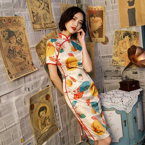 ethnic clothing sheng coco umbrella fan digital print silk chinese dress pattern design cheongsam banquet women qipao, Red
ethnic clothing sheng coco umbrella fan digital print silk chinese dress pattern design cheongsam banquet women qipao, Red