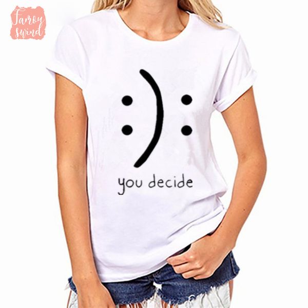 вы решают печати тенниска женщины женская graphic tees t весёлые рубашки с коротким рукавом повседневная хлопок симпатичные рубашки летние т, White
вы решают печати тенниска женщины женская graphic tees t весёлые рубашки с коротким рукавом повседневная хлопок симпатичные рубашки летние т, White