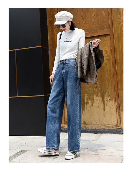 light blue high waist jeans female k new beam foot trousers
light blue high waist jeans female k new beam foot trousers