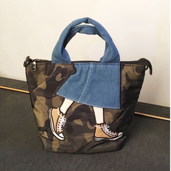 camouflage printing autumn winter women nylon quilted handbag shoes embroidery casual ladies shoulder bags female tote bag bolsa
camouflage printing autumn winter women nylon quilted handbag shoes embroidery casual ladies shoulder bags female tote bag bolsa