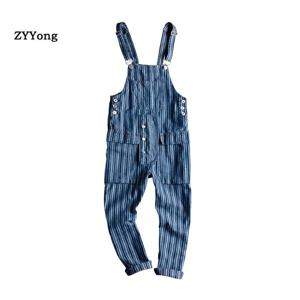 2020 new men's stripe printed blue denim bib overalls suspenders jumpsuits coveralls youth jeans
2020 new men's stripe printed blue denim bib overalls suspenders jumpsuits coveralls youth jeans