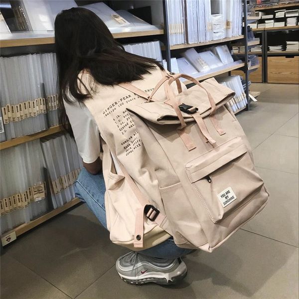 new canvas backpack solid color large capacity backpacks for women travel backpack women shoulder bags
new canvas backpack solid color large capacity backpacks for women travel backpack women shoulder bags