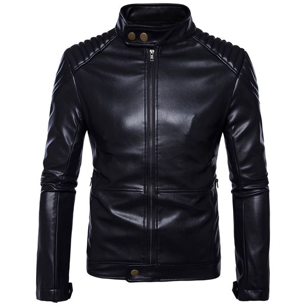 motorcycle leather jackets autumn slim export german men's locomotive jackets jaqueta de couro masculina 5xl, Black
motorcycle leather jackets autumn slim export german men's locomotive jackets jaqueta de couro masculina 5xl, Black