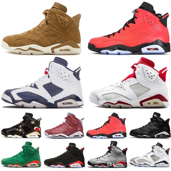 2019 bred vi 6 6s mens basketball shoes infrared 23 3m reflective tinker gatorade green red blue men sport sneakers designer trainers, White;red
2019 bred vi 6 6s mens basketball shoes infrared 23 3m reflective tinker gatorade green red blue men sport sneakers designer trainers, White;red