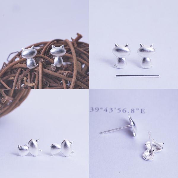 925 s yin meng cat earring concise small fresh lovely kitty ear nail animal small fertilizer cat and silver jewelry woman accessories, Golden
925 s yin meng cat earring concise small fresh lovely kitty ear nail animal small fertilizer cat and silver jewelry woman accessories, Golden