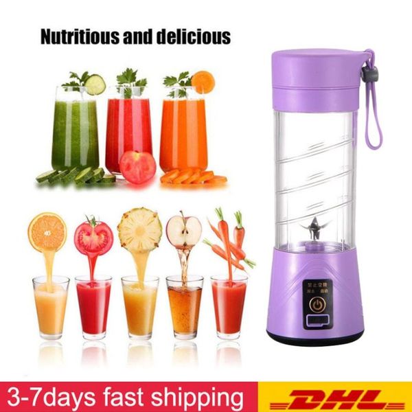 dhl ship portable usb electric fruit juicer handheld vegetable juice maker blender rechargeable mini juice making cup with charging cable
dhl ship portable usb electric fruit juicer handheld vegetable juice maker blender rechargeable mini juice making cup with charging cable