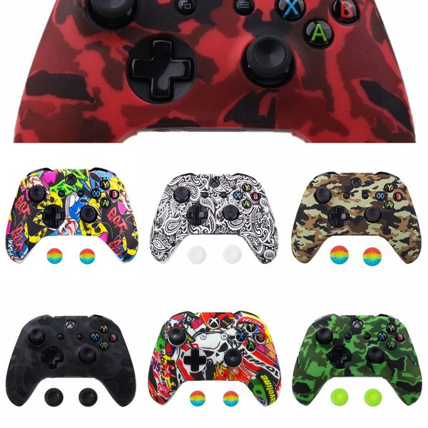 hkpjp soft 1 xbox ivyueen silicone protective skin case cover + 2 x thumb sticks caps grips for microsoft x one 1 wireless controller
hkpjp soft 1 xbox ivyueen silicone protective skin case cover + 2 x thumb sticks caps grips for microsoft x one 1 wireless controller