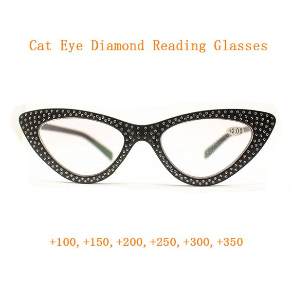women fashion diamond cat eye reading glasses magnifier europe america female high definition presbyopic eyeglasses +1.0~+3.5, White;black
women fashion diamond cat eye reading glasses magnifier europe america female high definition presbyopic eyeglasses +1.0~+3.5, White;black