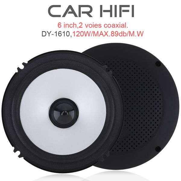 2pcs 6 inch 120w car hifi coaxial speaker vehicle door auto audio music stereo full range frequency speakers for cars
2pcs 6 inch 120w car hifi coaxial speaker vehicle door auto audio music stereo full range frequency speakers for cars
