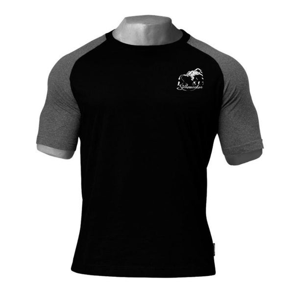 men running sport t-shirt skinny short sleeve cotton t shirt male gym fitness tee summer jogging training, Black;blue
men running sport t-shirt skinny short sleeve cotton t shirt male gym fitness tee summer jogging training, Black;blue