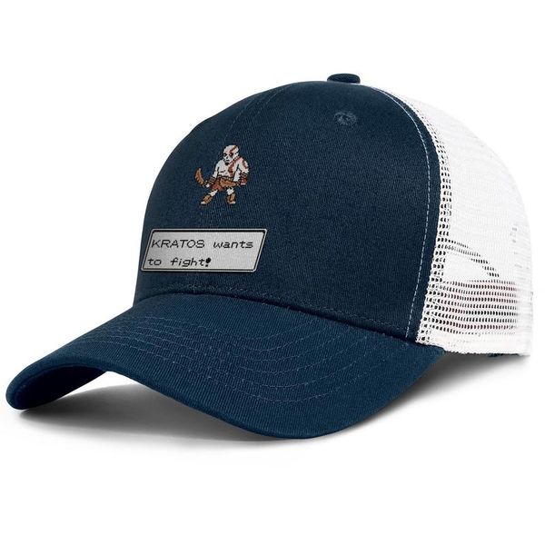 god of war kratos wants to fight mens and women adjustable trucker meshcap custom fitted cute unique baseballhats gow neon summer camp, Blue;gray
god of war kratos wants to fight mens and women adjustable trucker meshcap custom fitted cute unique baseballhats gow neon summer camp, Blue;gray