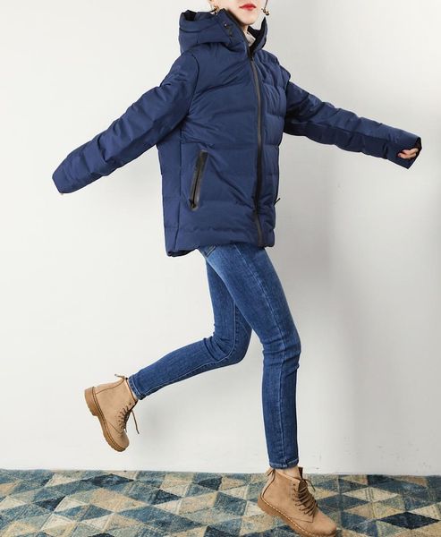 2018 orange heart·traeh hong bluish black three-color hooded men and women celebrity style ya rong fu casual women's down jacket, Black;white
2018 orange heart·traeh hong bluish black three-color hooded men and women celebrity style ya rong fu casual women's down jacket, Black;white