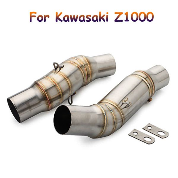 motorcycle exhaust middle link pipe universal escape connection system for z1000 z 1000 2010-2016 2017 2018 slip-on
motorcycle exhaust middle link pipe universal escape connection system for z1000 z 1000 2010-2016 2017 2018 slip-on