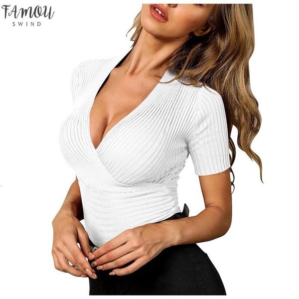 womens v neck cross t shirt summer casual solid daily knitting holiday shirt lady casual tee short shirt femme, White
womens v neck cross t shirt summer casual solid daily knitting holiday shirt lady casual tee short shirt femme, White