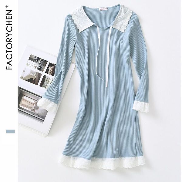 nightdress female summer cotton doll collar sweet lace princess skirt long-sleeved nightdress mid-length skirt, Black;red
nightdress female summer cotton doll collar sweet lace princess skirt long-sleeved nightdress mid-length skirt, Black;red