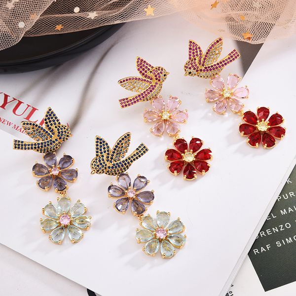 fashion-925 silver wedding jewelery 2020 new fashion brand jewellery long flower bird earrings women designer chandelier earings
fashion-925 silver wedding jewelery 2020 new fashion brand jewellery long flower bird earrings women designer chandelier earings