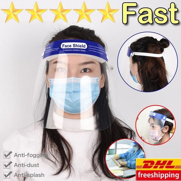 DHL Free Anti-Fog Face Shield Full Face Mask Изоляция Прозрачная защитная маска предотвращают БРЫЗГАТЬ DROPLETS
DHL Free Anti-Fog Face Shield Full Face Mask Изоляция Прозрачная защитная маска предотвращают БРЫЗГАТЬ DROPLETS