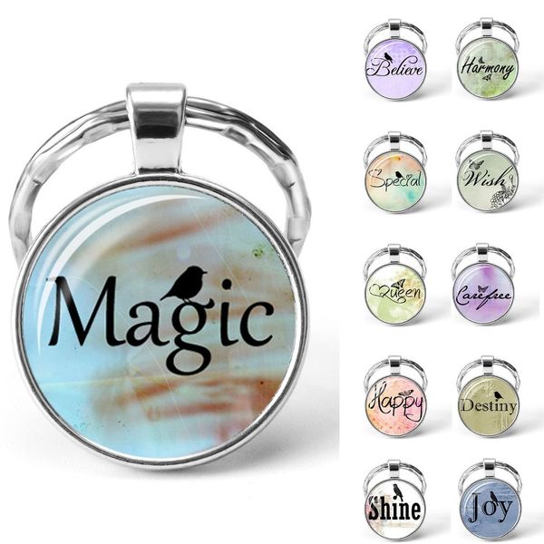 shine magic quote keychain travel car key chains glass cabochon handmade jewelry pendant metal keyring men women birthday gift, Slivery;golden
shine magic quote keychain travel car key chains glass cabochon handmade jewelry pendant metal keyring men women birthday gift, Slivery;golden