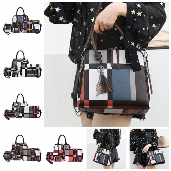 4pcs/set tartan backpack purse for women school backpacks striped warm plaid pattern shoulder bag bookbag wallets designer phone bags191010
4pcs/set tartan backpack purse for women school backpacks striped warm plaid pattern shoulder bag bookbag wallets designer phone bags191010