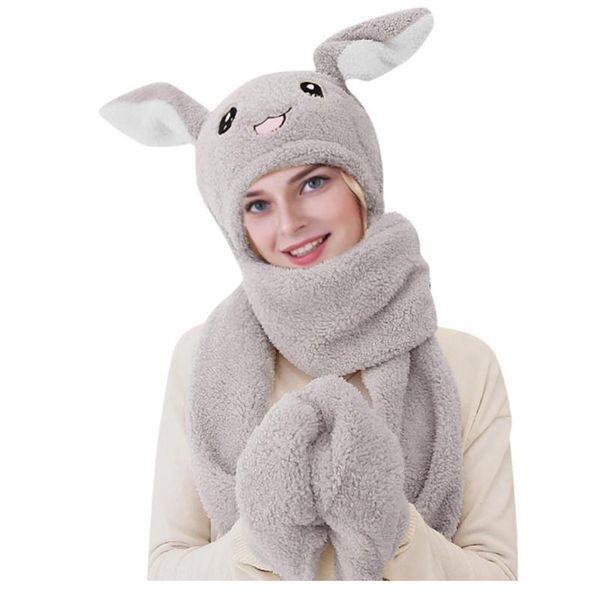 cute 3 in 1 hat glove scarf can move airbag magnet cap plush dance ear women's girl's hat scarf set winter accessories
cute 3 in 1 hat glove scarf can move airbag magnet cap plush dance ear women's girl's hat scarf set winter accessories