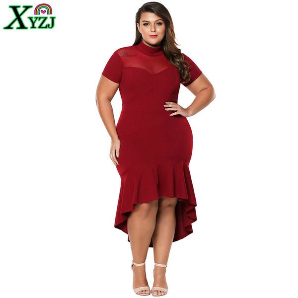 3xl dress women lady red round collar short sleeve pleated front short back long high waist slim new fashion party wedding dress, White;black
3xl dress women lady red round collar short sleeve pleated front short back long high waist slim new fashion party wedding dress, White;black