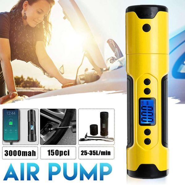 150psi 12v portable air compressor mini inflator handheld air pump cordless electric pump power bank for car motorcycle tirehome
150psi 12v portable air compressor mini inflator handheld air pump cordless electric pump power bank for car motorcycle tirehome