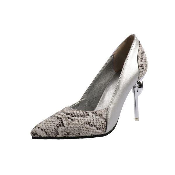 spring 2020 new pointed pointed snake pattern fashion wild high-heeled women's shoes, Black
spring 2020 new pointed pointed snake pattern fashion wild high-heeled women's shoes, Black