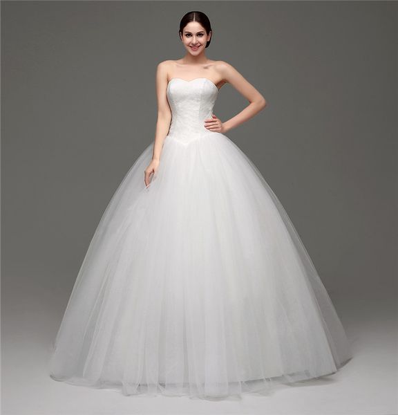 elegant sweetheart tulle simple wedding dress lace appliques country western wedding dresses plus size wedding gowns vestidos de novia, White
elegant sweetheart tulle simple wedding dress lace appliques country western wedding dresses plus size wedding gowns vestidos de novia, White