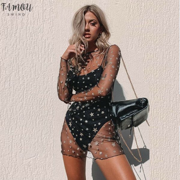 fashion women sheer mesh transparent cover up beach dress stars print long sleeve shirt see through mini dress, Black;gray
fashion women sheer mesh transparent cover up beach dress stars print long sleeve shirt see through mini dress, Black;gray