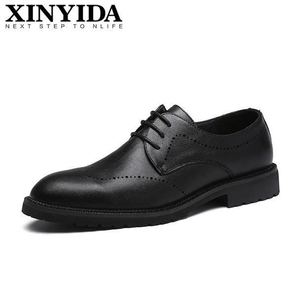 2020 spring men's pointed toe casual dress shoes low new arrival lace up breathable leather shoes british size 38-44, Black
2020 spring men's pointed toe casual dress shoes low new arrival lace up breathable leather shoes british size 38-44, Black