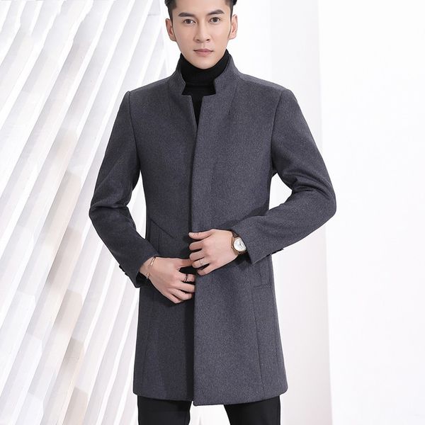 новая мода бизнес повседневного мужские шерстяные бленды длинных пальто стенд воротник slim fit trench зима outwear шинель плюс размер 4xl, Black
новая мода бизнес повседневного мужские шерстяные бленды длинных пальто стенд воротник slim fit trench зима outwear шинель плюс размер 4xl, Black