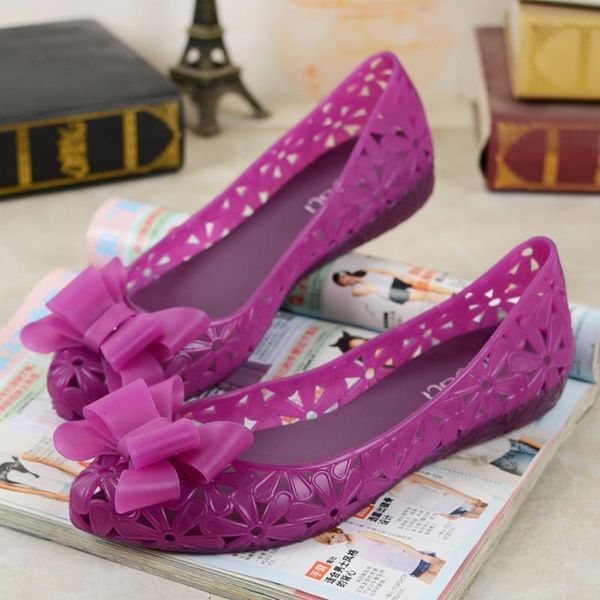 womens flats crystal jelly bow knot hollow out candy colors flat beach sandals rain shoes summer hollow slip on c323, Black
womens flats crystal jelly bow knot hollow out candy colors flat beach sandals rain shoes summer hollow slip on c323, Black